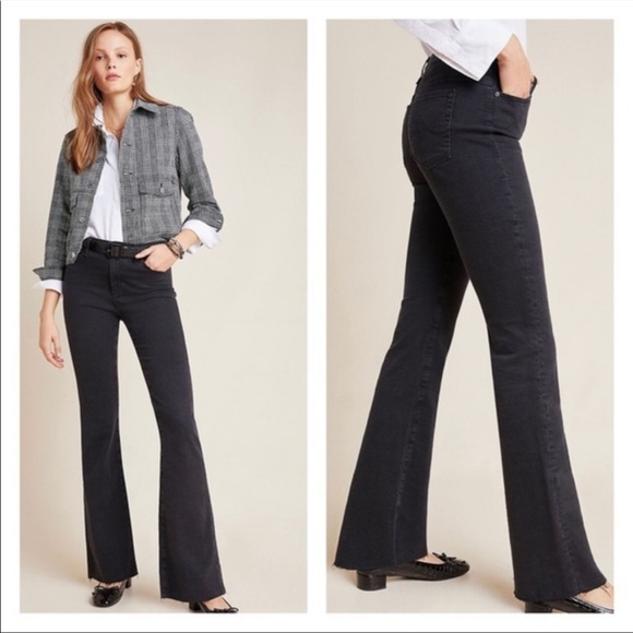Ag Adriano Goldschmied Denim - AG Adriano Goldschmied The Angel High-Rise Bootcut Jeans Carbon Size 28 X 32